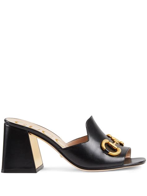 gucci mule ssense women|Gucci: Black Horsebit Platform Mules .